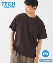 【接触冷感】ダブルフェイス バックメッシュ Tシャツ