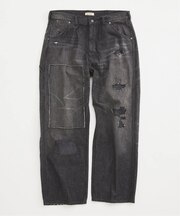 ＜Relume Jeans＞リメイク ライトオンス デニムペインターパンツ