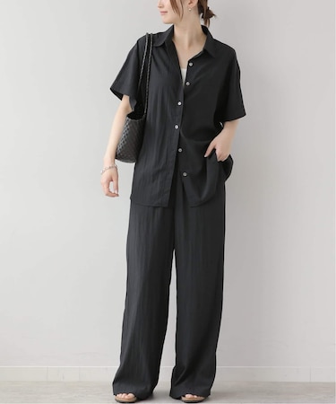 ［2枚セット / 手洗い可］ハーフスリーブシャツ+パンツ2SETオールインワン
