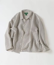 インディア コットン クロシェ編み シャツ