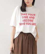 メッセージロゴTシャツ