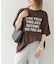 メッセージロゴTシャツ