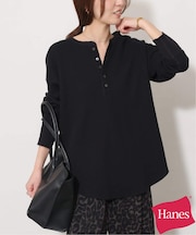 【Hanes×relume】別注Newワッフルヘンリーネックプルオーバー
