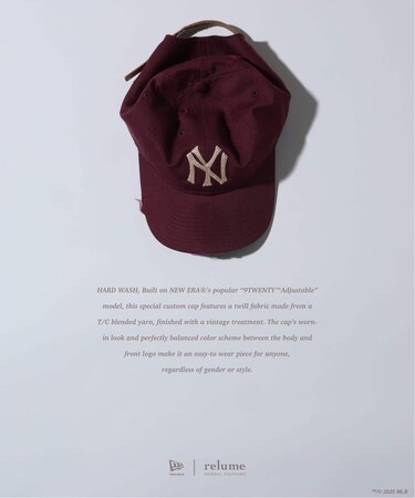 《追加》NEW ERA / ニューエラ 別注 9TWENTY(TM) ハードウォッシュ Yankees