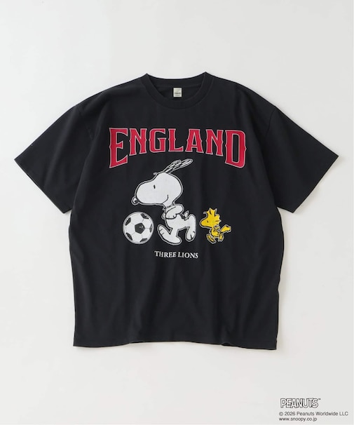 PEANUTS / ピーナッツ 別注 サッカー プリントTシャツ