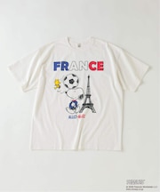 PEANUTS / ピーナッツ 別注 サッカー プリントTシャツ