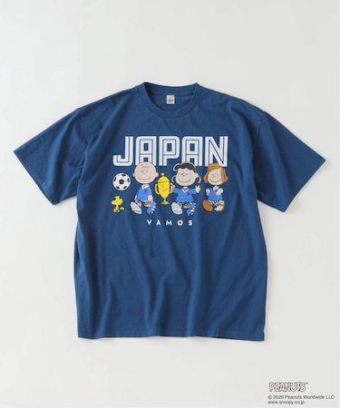 PEANUTS / ピーナッツ 別注 サッカー プリントTシャツ