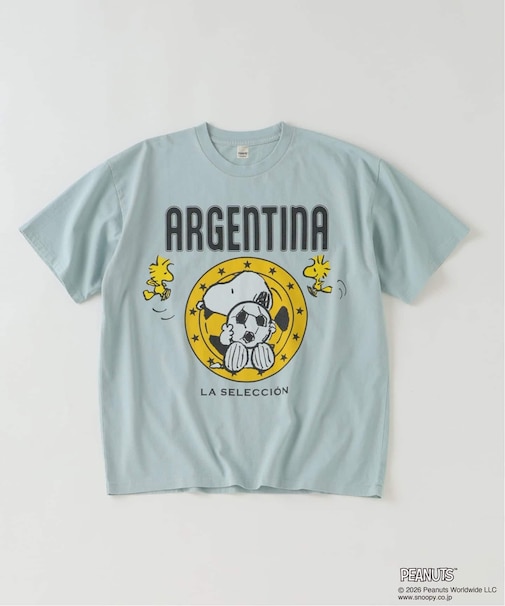 PEANUTS / ピーナッツ 別注 サッカー プリントTシャツ