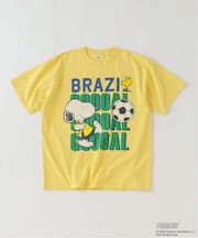 PEANUTS / ピーナッツ 別注 サッカー プリントTシャツ