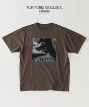 【TOKYO No.1 SOUL SET × relume】別注 “Triple Barrel” プリント Tシャツ
