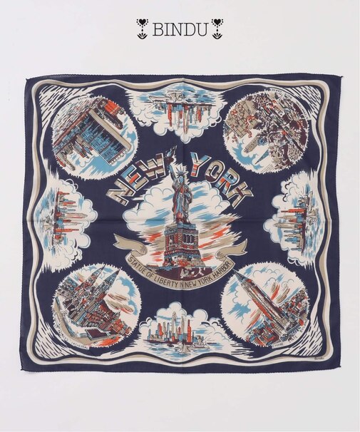 BINDU / ビンドゥー 64 × 64 スカーフ