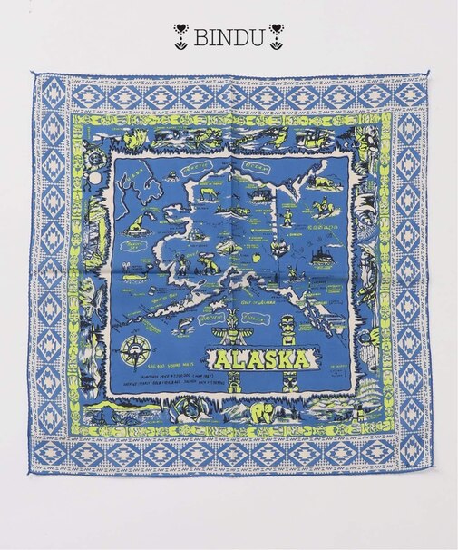 BINDU / ビンドゥー マップ バンダナ