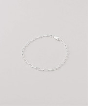 【Artisav/アルティサヴ】silver rectangular chain bracele:ブレスレット
