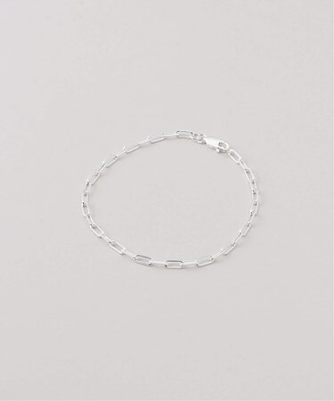 【Artisav/アルティサヴ】silver rectangular chain bracele:ブレスレット