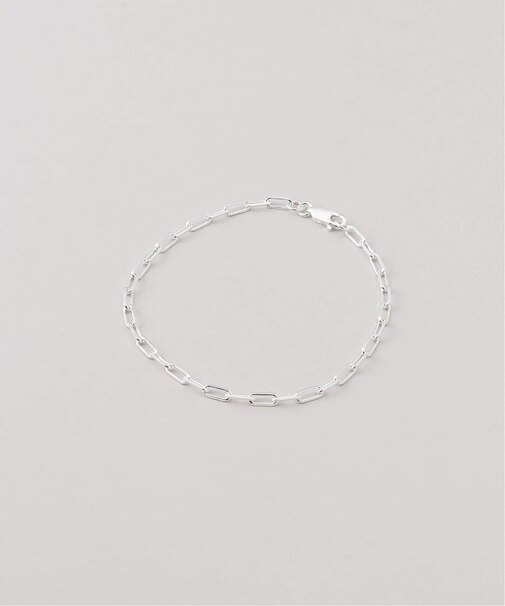 【Artisav/アルティサヴ】silver rectangular chain bracele:ブレスレット