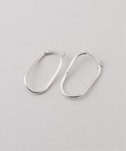 【Artisav/アルティサヴ】 silver earring large oval:ピアス