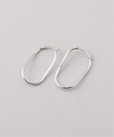 【Artisav/アルティサヴ】 silver earring large oval:ピアス