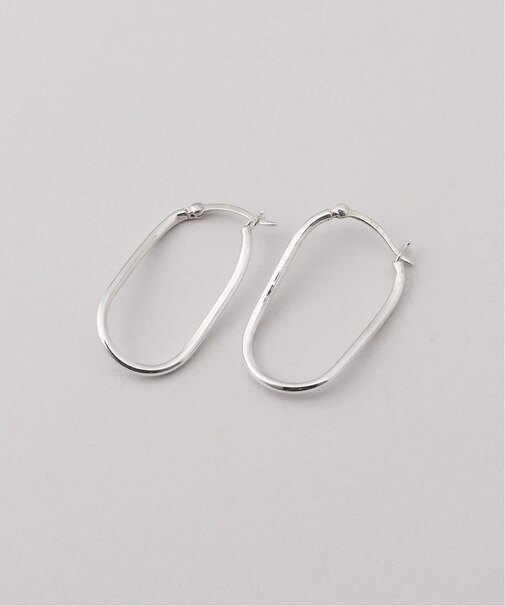 【Artisav/アルティサヴ】 silver earring large oval:ピアス