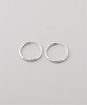 【Artisav/アルティサヴ】 silver hoop earring round：ピアス