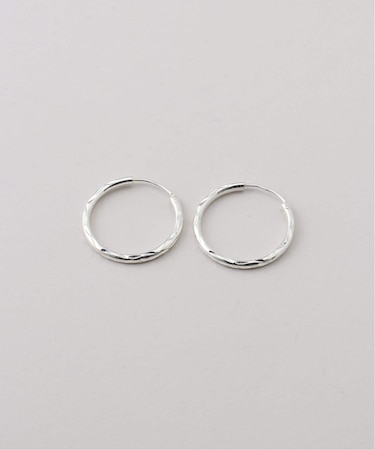 【Artisav/アルティサヴ】 silver hoop earring round：ピアス