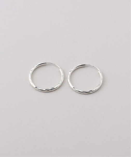 【Artisav/アルティサヴ】 silver hoop earring round：ピアス