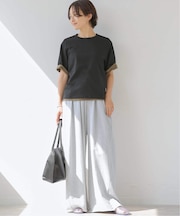 コットンカバーリングシアーTシャツ