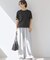 コットンカバーリングシアーTシャツ