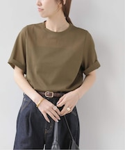 コットンカバーリングシアーTシャツ