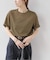 コットンカバーリングシアーTシャツ