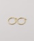 【Artisav/アルティサヴ】 silver GP hoop earring：ピアス