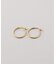 【Artisav/アルティサヴ】 silver GP hoop earring：ピアス