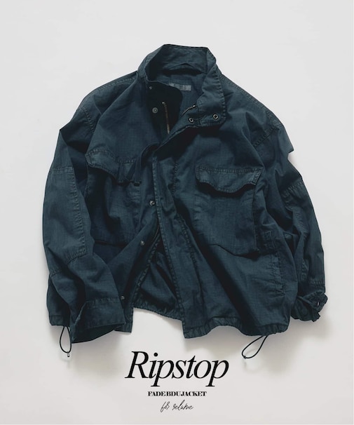 フェード加工 BDU リップストップ ジャケット