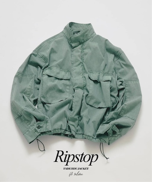フェード加工 BDU リップストップ ジャケット