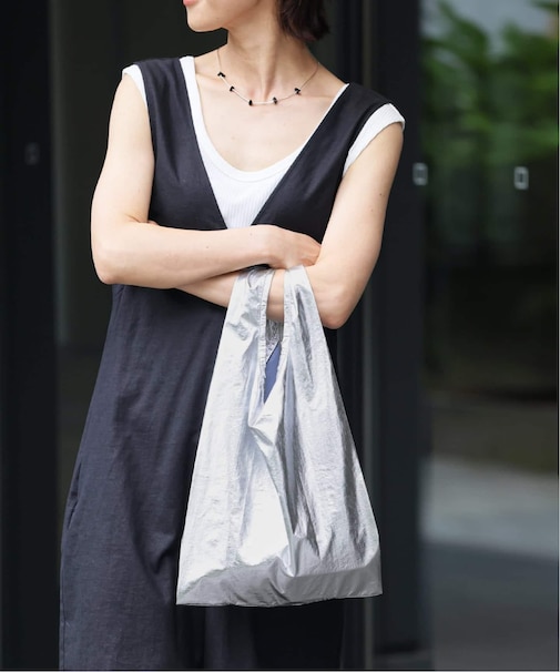 《追加2》【BAGGU/バグー】 BABY BAGGU メタリック:バッグ
