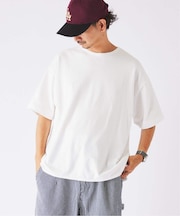 トップメランジ スリット Tシャツ