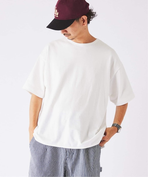 トップメランジ スリット Tシャツ