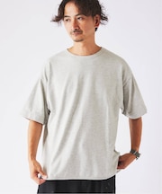 トップメランジ スリット Tシャツ