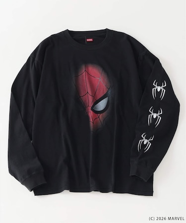 スパイダーマン 別注 グラフィック ロンT