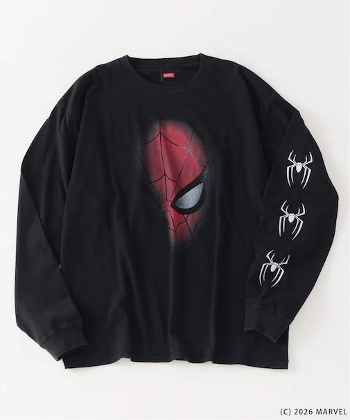 スパイダーマン 別注 グラフィック ロンT