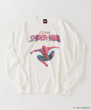 スパイダーマン 別注 グラフィック ロンT