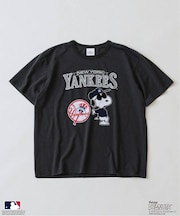 《追加》PEANUTS / ピーナッツ 別注 MLB ベースボール プリントTシャツ