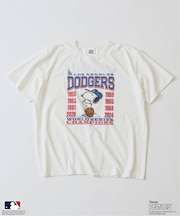 《追加》PEANUTS / ピーナッツ 別注 MLB ベースボール プリントTシャツ
