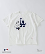 《追加》PEANUTS / ピーナッツ 別注 MLB ベースボール プリントTシャツ