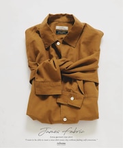 JAMES FABRIC / ジェームスファブリック ガーメントダイ シャツ