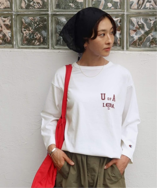 別注【MAKI×Champion/チャンピオン】ロングスリーブTEE