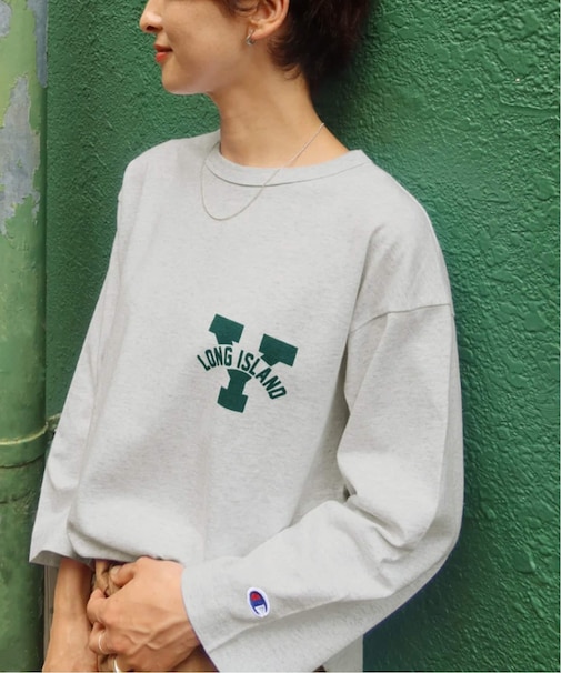 別注【MAKI×Champion/チャンピオン】ロングスリーブTEE