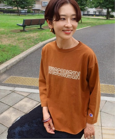 別注【MAKI×Champion/チャンピオン】ロングスリーブTEE