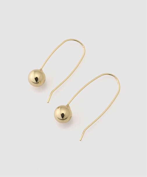 【Kenneth Jay Lane/ケネス ジェイ レーン】 gold drop wire earring