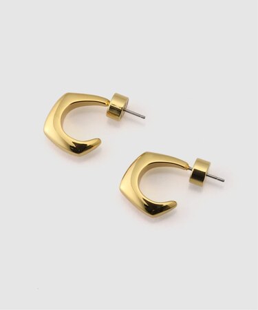 【Kenneth Jay Lane/ケネス ジェイ レーン】 gold hoop earring