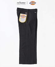《追加》Dickies / ディッキーズ 別注 ピンタック ワイドストライプスラックス